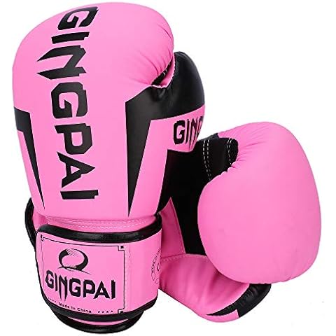 GINGPAI Boxing Gloves for Men Women, Training Gloves for Punching Bag, Kickboxing, Muay Thai, MMA, UFC，Sparring Gloves for Kids Cover