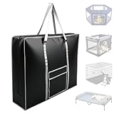 AIFLAG 48 - inch Foldable Wire Dog Crate Storage Bag, Comes with a Small Storage Pouch, 49.6×6.3×33.9 inches