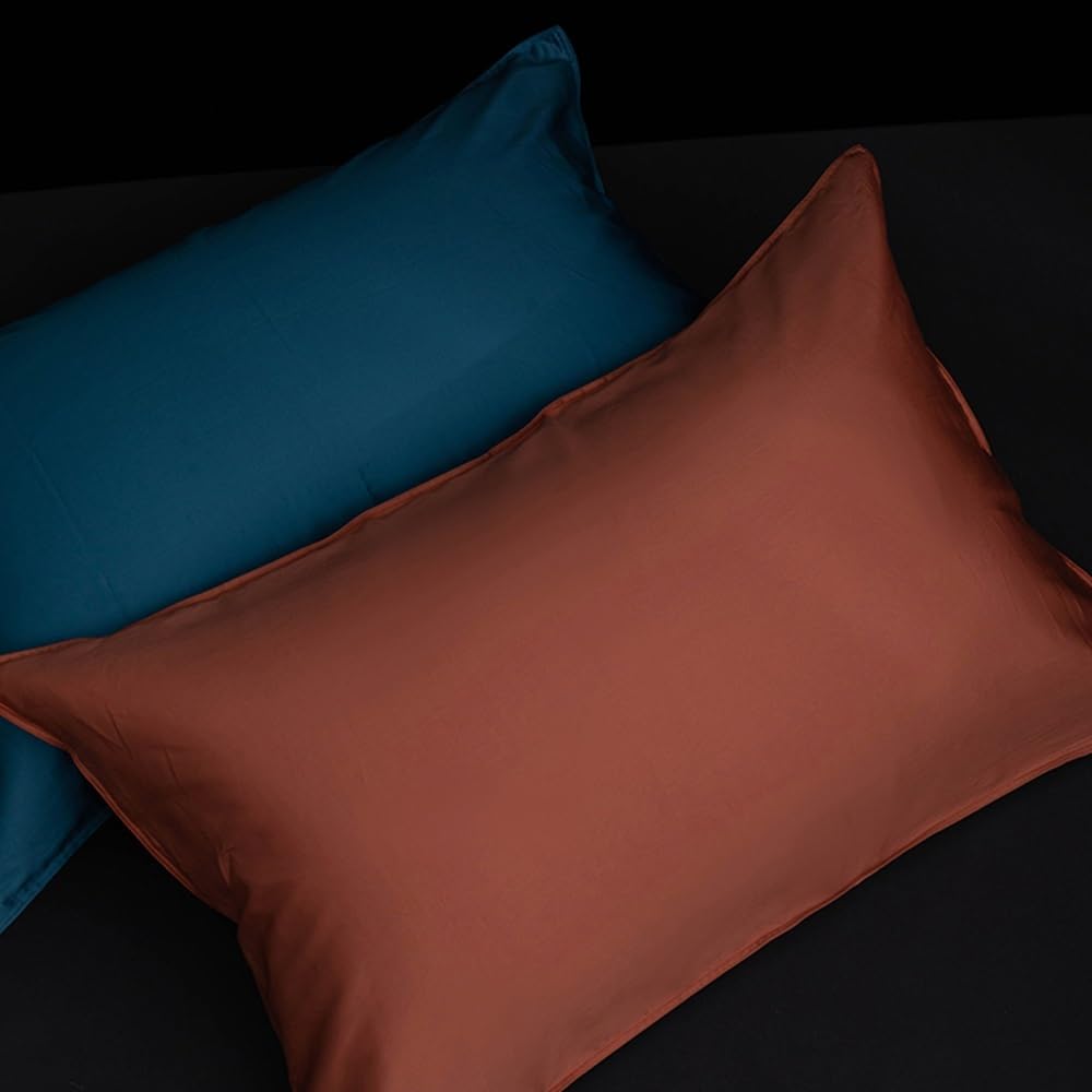 Funda Almohada Seda 1 Uds. Funda de Almohada algodón, Funda Protectora Multicolor for el Cabello, Fundas(Color 2,48x150cm)
