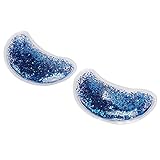 Reusable Under Eye Patches, Under Eye Gel Pads for Puffy Eyes, Dark Circles Under Eye Treatment Gel Ice Pack, Gel Collagen Under Eye Mask for Puffy Eyes, Skincare, Hydrating, Moisturising(Blue)