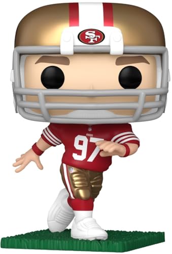 Funko Pop! NFL: 49ers - Nick Bosa - (kolor) - kolekcjonerska figurka winylowa - pomysł na prezent - Oficjalny towar - Zabawki dla dzieci i dorosłych -