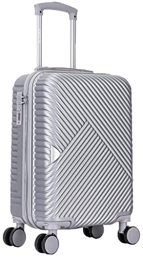 Mala De Bordo 10Kg Pequena ABS Rígida Rodinhas Giro 360 Cadeado Puxador ANAC Original Yins