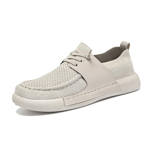 Men's Casual Slip-on Comfortable Loafers,Breathable Lightweight Walking Dress Sneakers for Outdoor Sports Running Tennis Fitness Work2