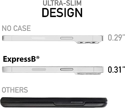 Image of ExpressB Back Cover for iPhone 15 Plus | Minimal Protect | Ultra Thin Anti Scratch Matte Finish Case for iPhone 15 Plus (Clear)