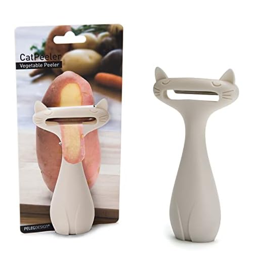 Peleg catpeeler pelador de Verduras, Blanco, 6 Unidad