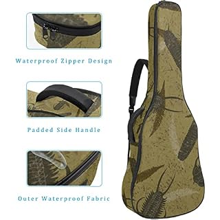 Housse de protection épaisse en éponge imperméable pour guitare acoustique, électrique, basse, guitare classique… - Les Beatles, Paul McCartney, John Lennon, RIngo Starr, George Harrison Housse de protection épaisse en éponge imperméable pour guitare acoustique, électrique, basse, guitare classique… – Image 4