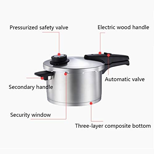 Home Kitchen Pressure Cookers 304 Stainless Steel Pressure Cooker Home Cooker Pressure Cooker Double Bottom Explosion-proof Pressure Cooker 5L/7L Cooking & Dining Cookware Pressure Cookers