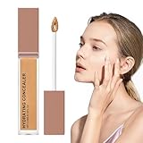 Corrector Líquido Facial, Corrector Facial Iluminador 3.5ml, Base Impermeable Cobertura Completa Para Mujer, Novia, Hermana, Hija O Amiga