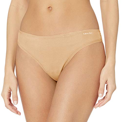 Calvin Klein Women's Form Thong Underwear, -bare, S
