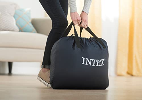 Intex Twin Ultra Plush Luftbett mit Fiber-Tech RP, aufgeblasene Größe: 99 cm x 191 cm x 46 cm (64426ND)