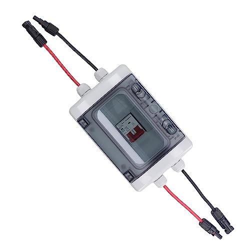 Interruptor Isolador CC PV, Disjuntor CC, Tampa Transparente Resistente a Intempéries 500 V IP65 par