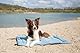 TRIXIE Reisedecke Samoa Classic, 85 × 70 cm, Eisblau/Grau - 28265, 1 Stück (1er Pack)