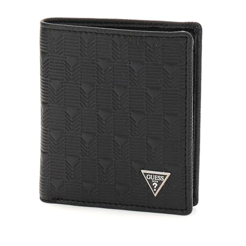 Guess Madrid Sm Bllfld W Coin Pocket, Portafogli Uomo, Nero, Unica