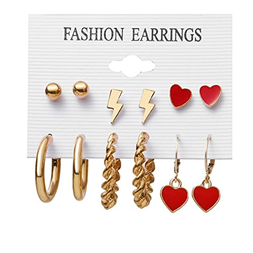 Gold-Plated Drop Earrings (JG-PC-ERGI-8668)
