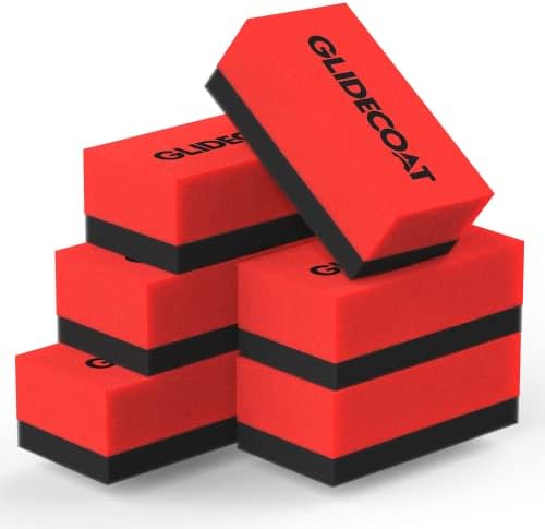 Glidecoat Ceramic Coating Applicator Sponges 6 Pack- Applicator Pads Detailing for Cars, Boats, Motorcycles, Motorhomes, Quad Bikes and More - Non-Absorbing - Effortless Application On Any Vehicle!