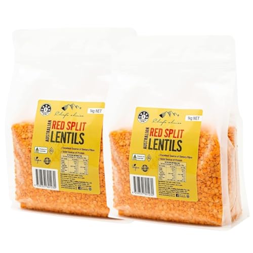 シェフズチョイス 赤レンズ豆 1kg オーストラリア産 レッドレンティル All natural Red split lentils (2kg) - Chef's choice - 商品画像