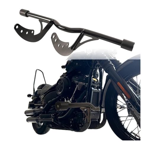 Barre protection Softail acier noir pour road trip et ville - 2