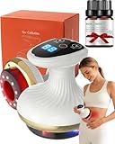Vacuvia Maquina Celulitis,Masajeador Anticelulítico con Luz Roja y Calor, Reduce la Apariencia de Celulitis, Portátil y Recargable,Piel MáS Firme Y Mejor CirculacióN, Masaje De Tejido Profundo