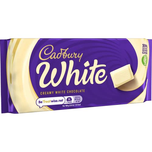 Cadbury Creamy White Chocolate Bar, 90 g, (Pack of 1)