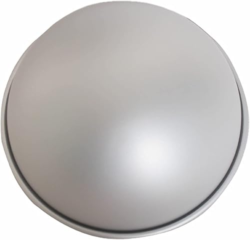 Miniatura 5 de SADYFON 8 x 4 pulgadas molde de esfera de pastel de media bola, molde de aluminio hemisferio de béisbol para hornear