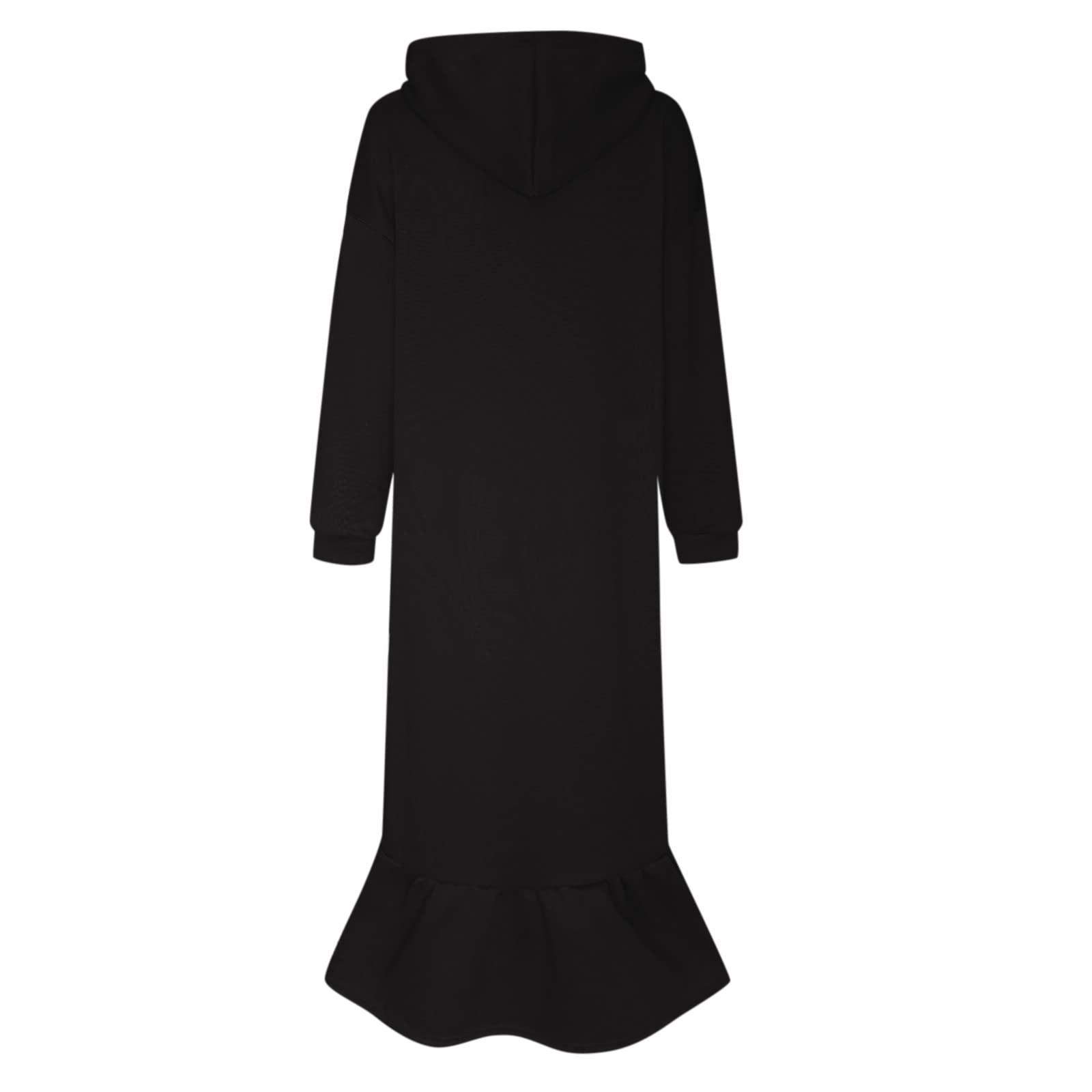 Robe à capuche pour femme - Grandes tailles - Robe à capuche surdimensionnée - Longue robe à manches longues - Sweat-shirt géant avec poches - Peignoir super doux et confortable - Pyjama long