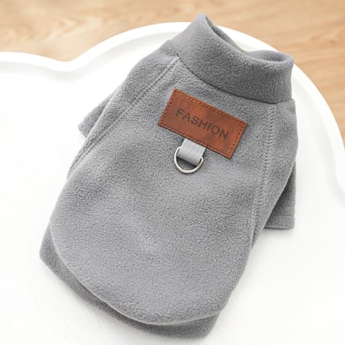 Sinirttou Hundepullover für kleine Hunde, Hundepullover, warme Baumwollmäntel mit weicher Textur für Welpen, mittelgroße Hunde und Katzen (M)