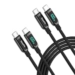 SooPii – SooPii 100W USB C auf USB C Kabel mit LED Display,Nylon Brai