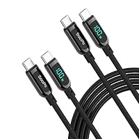 SooPii – SooPii 100W USB C auf USB C Kabel mit LED Display,Nylon Brai