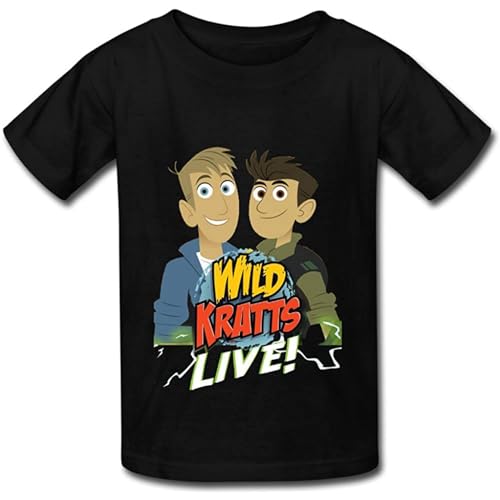 Photo de Men's Youth's Wild Kratts Fashion T Shirts T-Shirts Black XXL