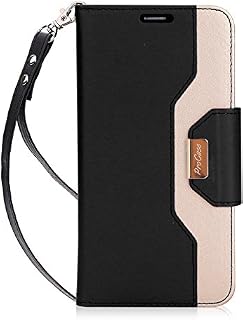 Procase Wallet Case for LG V30, Folio Folding Flip Protective Case for LG