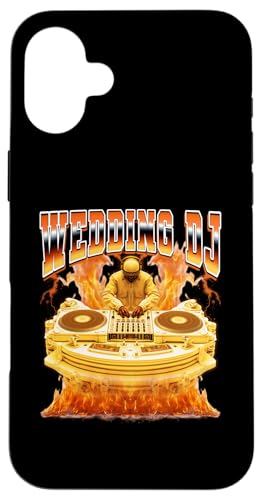 Boda DJ Discjockey Disco Jockey Tocadiscos 90s Bootleg Carcasa para iPhone 16 Plus