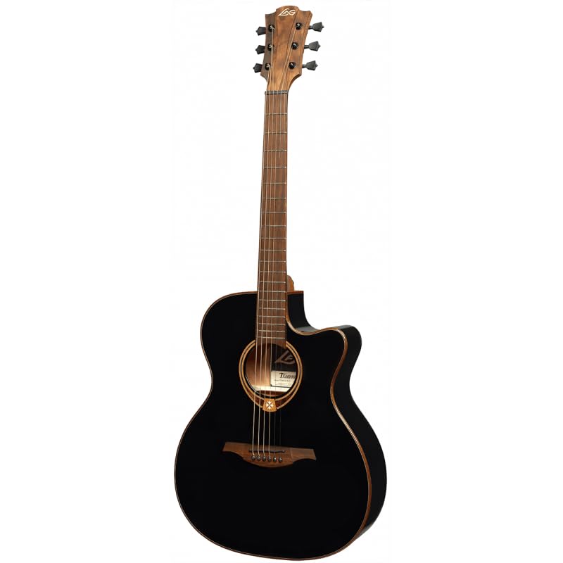 Amazon | LAG Guitars T118ACE-BLK エレアコ | エレキギター | 楽器