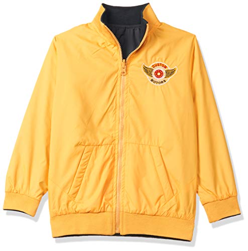 Image of Amazon Brand - Jam & Honey Boy's Polyester Standard Length Jacket