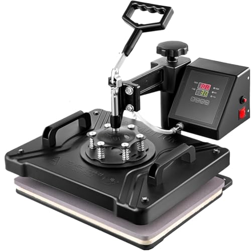 Plancha Térmica, Máquina de sublimación multifuncional 5/6/8 en 1 (30 x 38 cm) for tazas, gorras, platos y camisetas(5 in 1 12 x 15 inch)