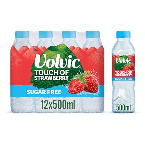 Volvic Touch of Fruit Strawberry Sugar Free Still Flavoured Water Multipack 12 x 500ml
