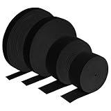 ● Taille de l'élastique : vous recevrez 4 tailles différentes elastique couture large noir, dont 10 mètres elastique couture 15mm large; 10 mètres elastique couture 20mm large; 5 mètres elastique couture 30mm large et 5 mètres elastique couture 35mm large. L'élastique fait 1 mm d'épaisseur, idéal pour les travaux de couture.