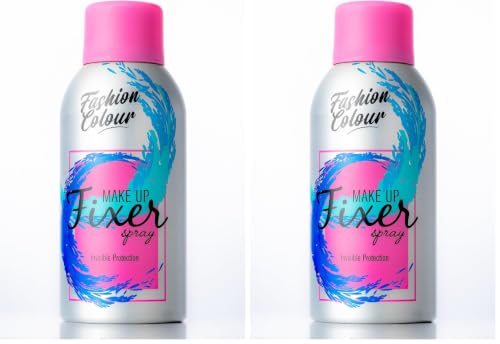 Image of Fashion Colour Makeup Fixer Spray After Makeup | Long Lasting Professional Makeup Fixer Spray For Face Makeup | Matte Finish, Oil Free & Lightweight | Dewy Setting Spray for All Skin Type |