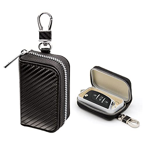 Veroyi Car Key Signal Blocker Pouch - Faraday Bag for Key Fob RFID Blocking Protection