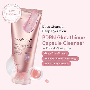 medicube UV Dew & Daily Cleanse Duo: PDRN Sun Serum and Capsule Cleanser