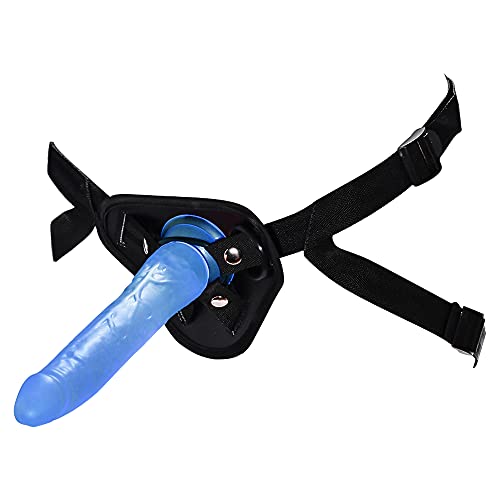 Dildos con arnés 20cm Strap-on Ajustable Correa de Arnés para mujer, Consoladores realistas Punto G, Dildos clásicos de gelatina, Juguetes eróticos Sexual Para Parejas Hombre