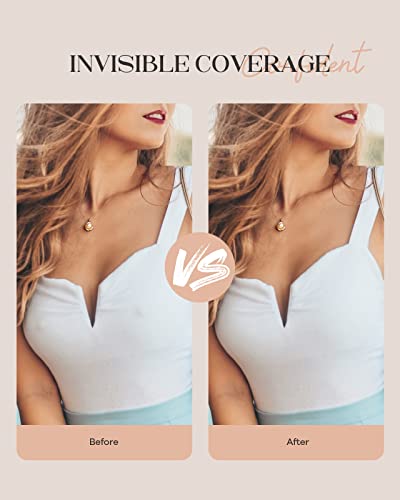 2-Pairs Nipple Cover, Nipple Pasties For Women, Pasties Nipple Covers, Nipple Covers For Women Reusable, Nipple Cover With Travel Box(Nude) #TOP4