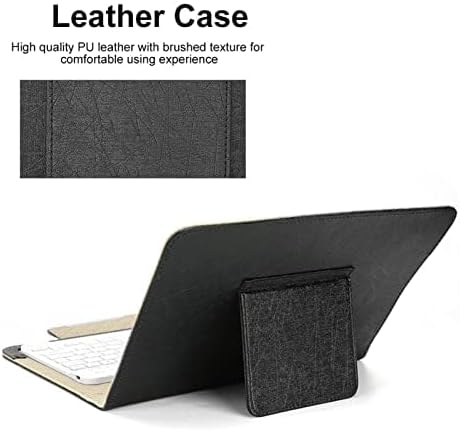 Miniatura 5 de Goshyda 9.7 10.1 pulgadas universal Tablet PU funda protectora + teclado Bluetooth para Androidpara iOSpara ganar, para airepara Samsungpara Huawei