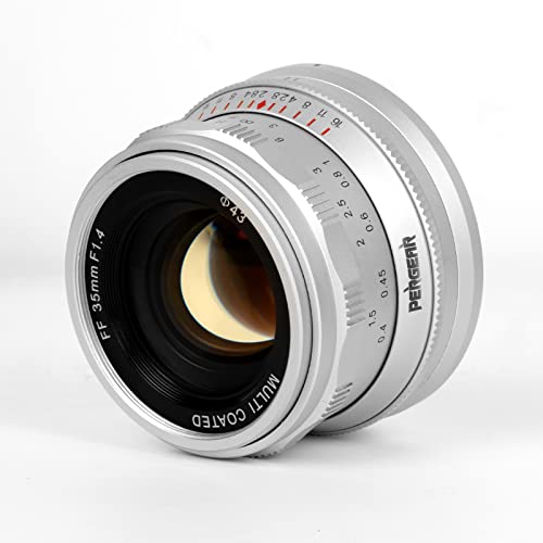 pergear 35mm f1.4 zマウント PERGEAR 35mm F1.4 Full-Frame Manual Focus Lens, Compatible with