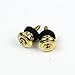 Universal vintage style Guitar Strap Buttons pins,Mushroom shape,Gold plated