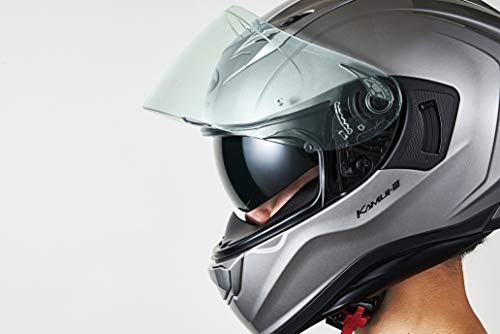 バイクのヘルメット用のスモークシールド ミラーシールドって夜でも見える バイクのヘルメット用のスモークシールド ミラーシールドって夜でも見える
