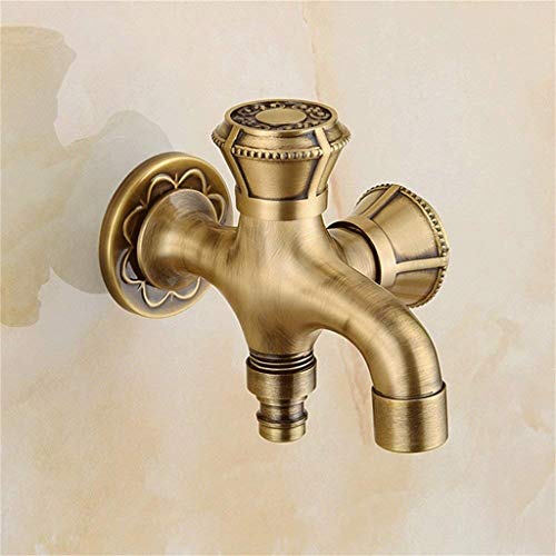 Robinet de piscine à vadrouille au design épuré en croix pour vasque et buanderie
