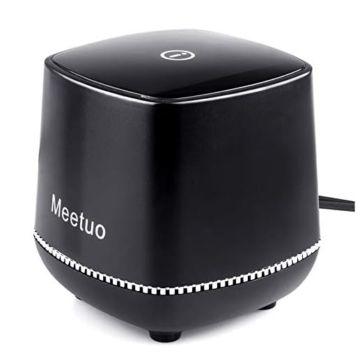 Wired Speaker, Meetuo Computer Speakers for Desktop, USB Powered Small Speakers with 3.5mm Jack Stereo Sound for Laptop, PC, Desktop, Office(Black)