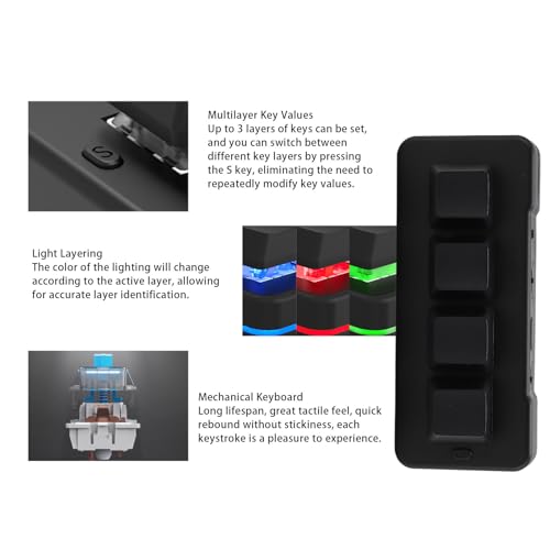 Teclado Gamer Wisoquwvds4hibrf 2.4G USB miniatura 4