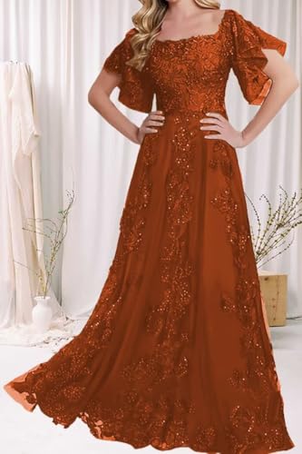 Laces Appliques Mother of The Bride Dresses for Wedding Short Sleeve Mother of Groom Dress3