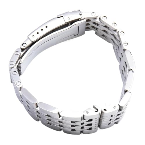 Bracelet montre acier inoxydable compatible Breitling 22mm